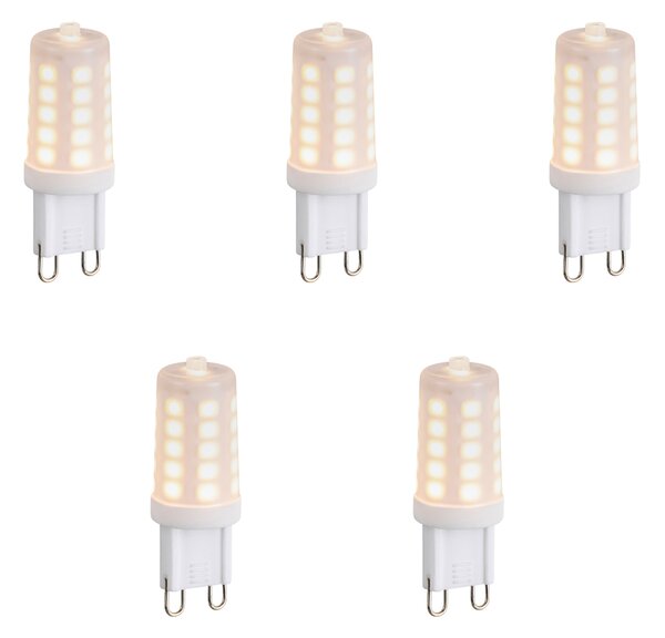 Sada 5 stmievateľných LED žiaroviek G9 Opal 1,2 W 100 lm 2200 K