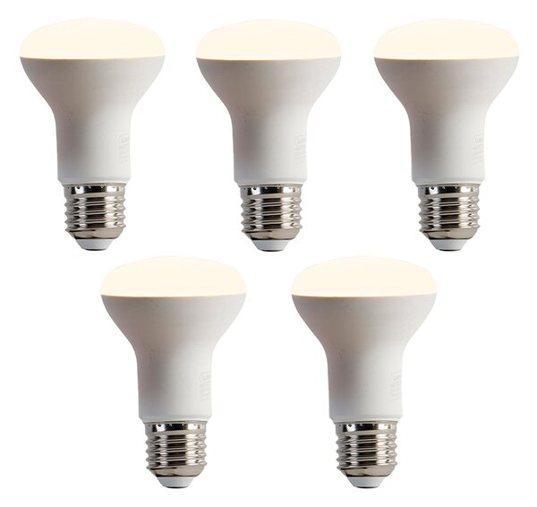 Sada 5 stmievateľných LED žiaroviek E27 R63 6,2 W 520 lm 2700 K