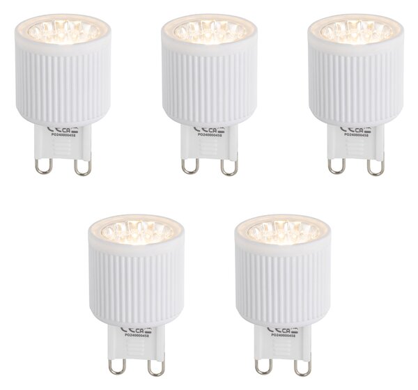 Sada 5 LED žiaroviek G9 24 mm 3 W 300 lm 2700 K