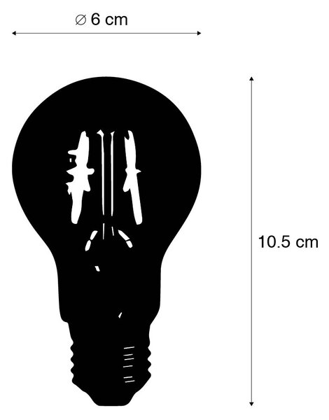 Sada 5 stmievateľných LED žiaroviek E27 s 3 stupňami A60 5W 700 lm 2700K