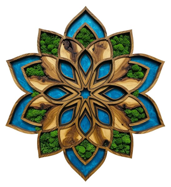 Svietiaci Machový obraz Mandala Flore