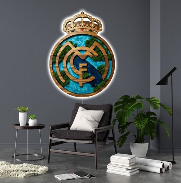 Svietiaci Machový obraz Logo Real Madrid