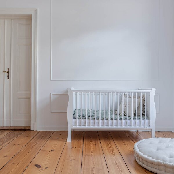 Detská biela postieľka Nobleo Cot bed 140x70