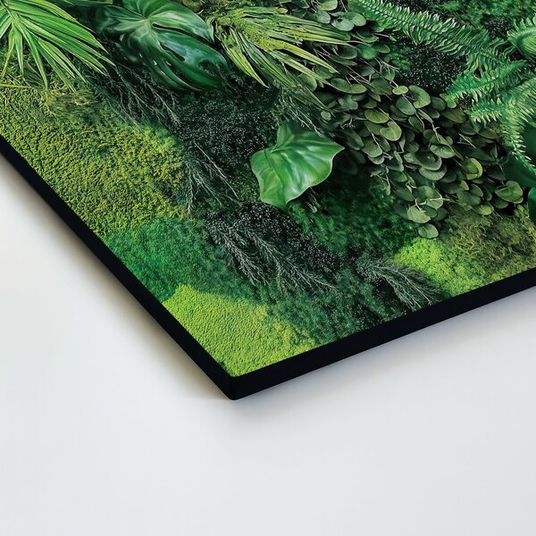 DUBLEZ | Drevený obraz - Machová monstera | UV potlač, Premium
