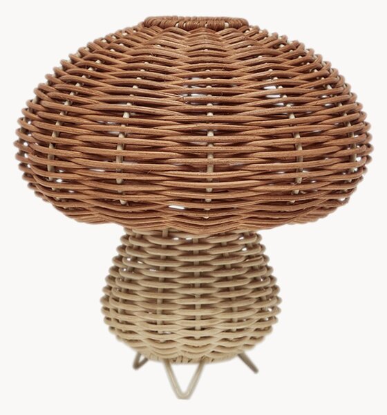 Ručne vyrobená prenosná stolová lampa Mushroom