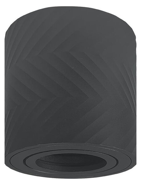 Prezent 71111 - Bodové svietidlo LOTAR 1xGU10/50W/230V pr. 8 cm čierna