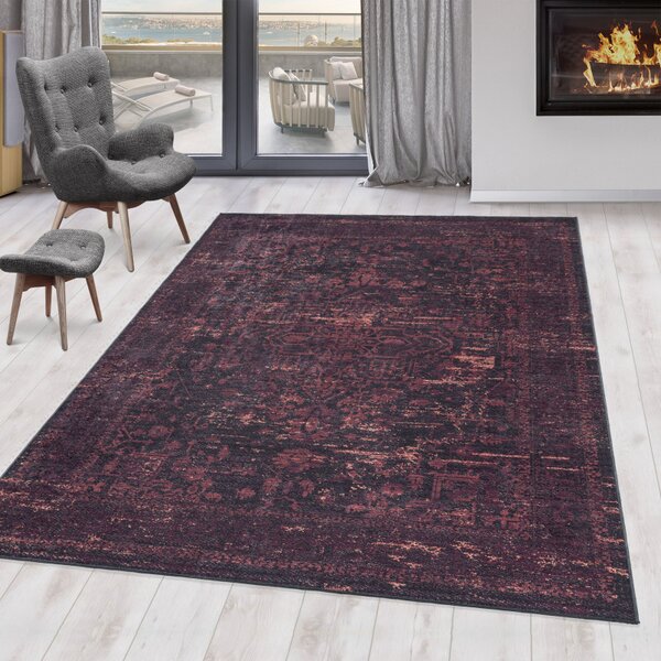 Ayyildiz, Kusový koberec Fiesta 4304 red, 80x150, červená, chodba / predsieň
