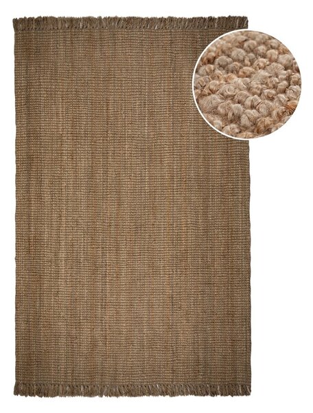 Hnedý jutový koberec Flair Rugs Jute, 120 x 170 cm