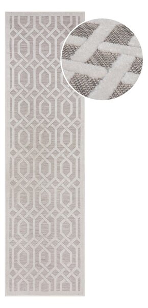 Béžový vonkajší koberec behúň 230x66 cm Mondo - Flair Rugs