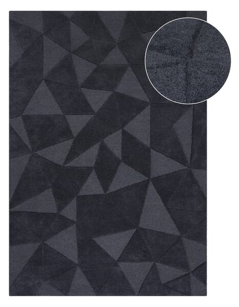 Sivý vlnený koberec 290x200 cm Shard - Flair Rugs