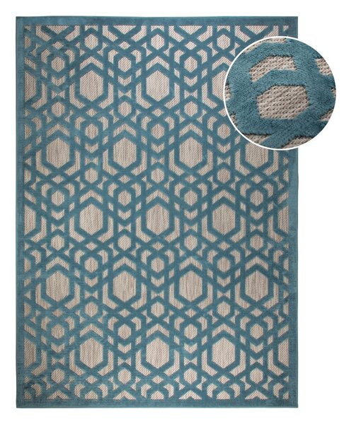 Modrý vonkajší koberec 230x160 cm Oro - Flair Rugs