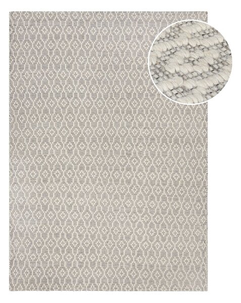 Sivo-béžový vlnený koberec Flair Rugs Dream, 120 x 170 cm