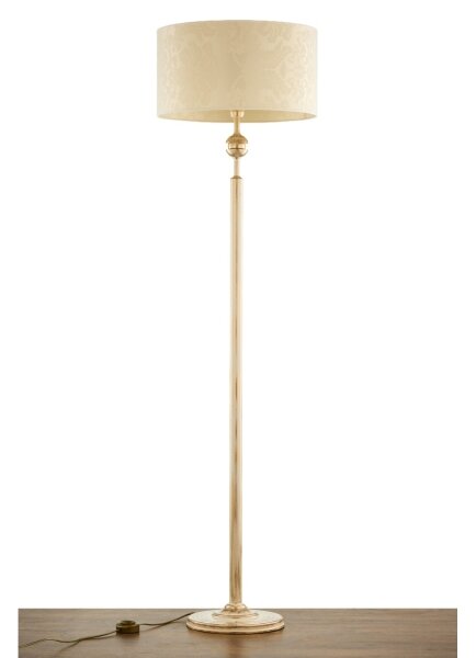 Brilagi - Stojacia lampa SAPHIRE 1xE27/15W/230V krémová/zlatá/patina