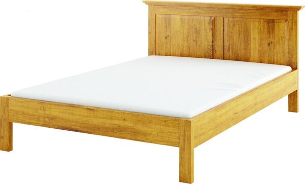 Masívna posteľ 180x200 ACC 01 - K09 prírodná borovica