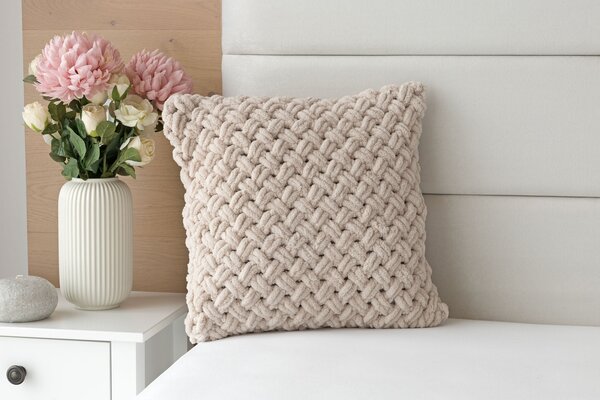 Obliečka na vankúš Knittingly natur Mikropolyester 40/40