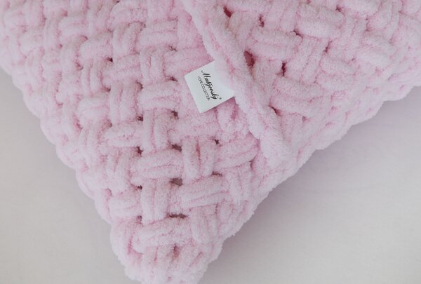 Obliečka na vankúš Knittingly růžový Mikropolyester 40/40