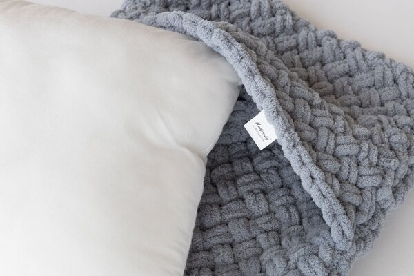 Obliečka na vankúš Knittingly středně šedý Mikropolyester 40/40