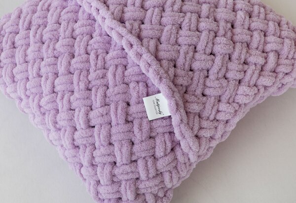 Obliečka na vankúš Knittingly lila Mikropolyester 40/40