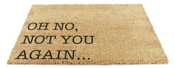 Rohožka z kokosového vlákna 40x60 cm Oh No Not You Again – Artsy Doormats