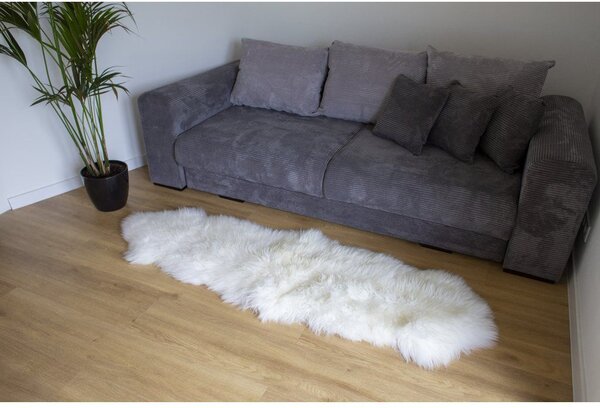 Ovčia kožušina double biela 180x65 cm