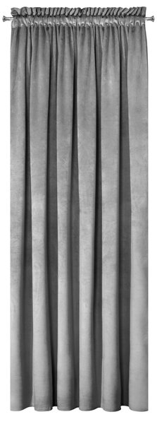 ZATEMŇOVACÍ ZÁVES NA PÁSKE PIERRE 140X300 CM STRIEBORNÁ
