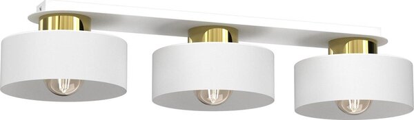 Stropné svietidlo MARTI 3xE27/15W/230V biela/zlatá