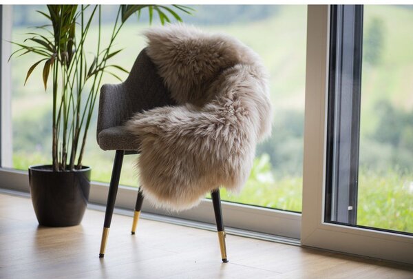 Ovčia kožušina béžová Kožušina: M- 110x65 cm