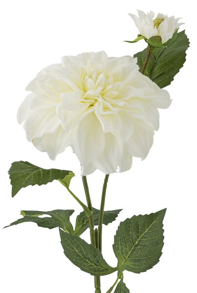 Umelá kvetina Dahlia White 63 cm