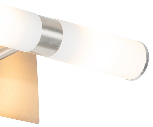 Moderná nástenná lampa do kúpeľne oceľ IP44 2-svetlo - Bath