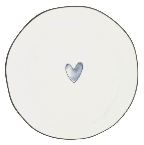 Keramický tanierik Iris Blue Heart Ø 13 cm
