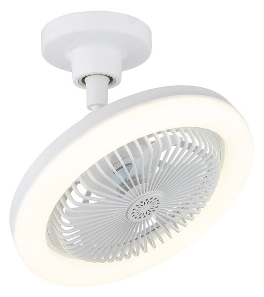 Globo 03680W LED ventilátor s osvetlením LIDEA | 20W integrovaný LED zdroj | 1480lm | 3000-6500K | ventilátor