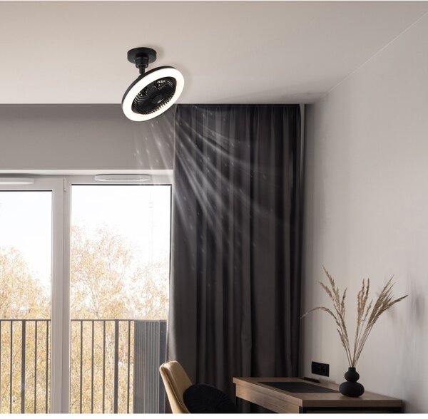 Globo 03680S LED ventilátor s osvetlením LIDEA | 20W integrovaný LED zdroj | 1030lm | 3000-6500K | ventilátor