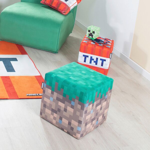 ÚLOŽNÝ BOX NA SEDENIE viacfarebná Minecraft - Detské izby