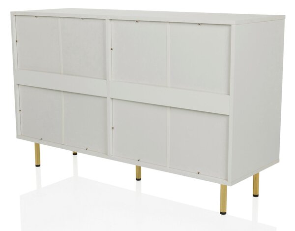 ŠIROKÁ KOMODA, biela, 120/75/40 cm MID.YOU - Online Only drobný nábytok, Online Only