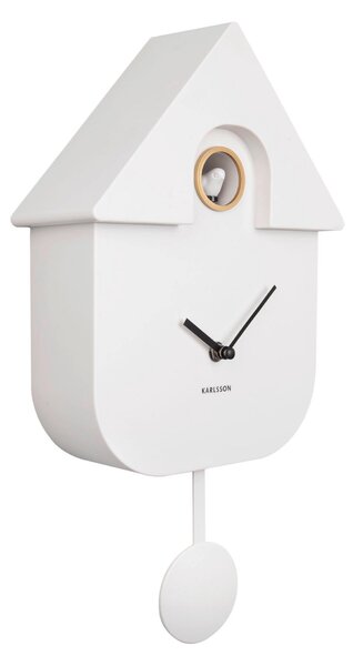 NÁSTENNÉ HODINY biela 21,5/41/8,5 cm Karlsson - Hodiny, Online Only