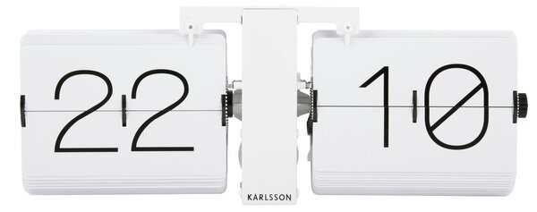 NÁSTENNÉ HODINY biela 36/14/9 cm Karlsson - Hodiny, Online Only