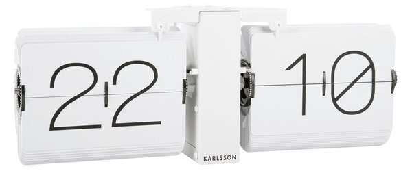 NÁSTENNÉ HODINY biela 36/14/9 cm Karlsson - Hodiny, Online Only