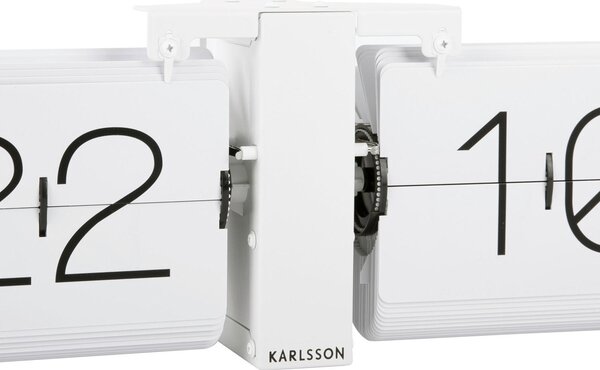 NÁSTENNÉ HODINY biela 36/14/9 cm Karlsson - Hodiny, Online Only
