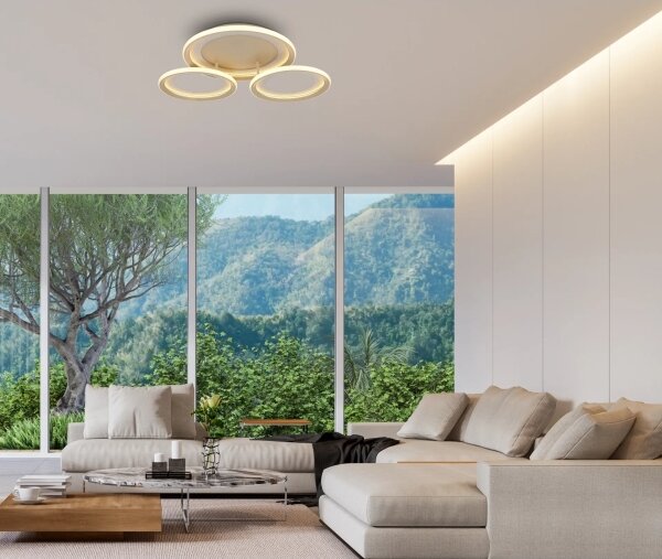 Globo 48064-40S - LED stropné svietidlo GLITRA LED/40W/230V 3000K 60,5x62,5 cm