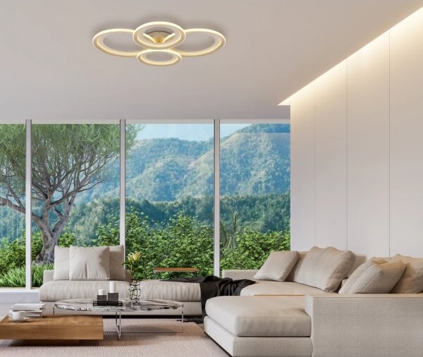 Globo 48064-50S - LED stropné svietidlo GLITRA LED/50W/230V 3000K 64,5x85,5 cm