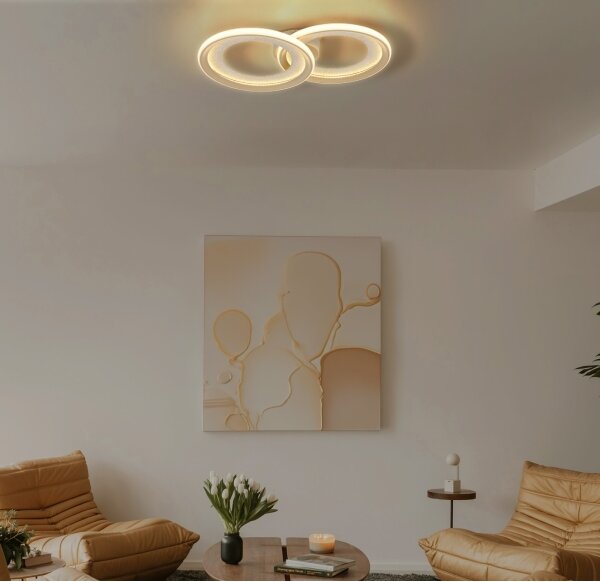 Globo 48064-30S - LED stropné svietidlo GLITRA LED/30W/230V 3000K 31,5x52,5 cm