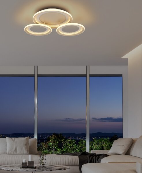 Globo 48064-40S - LED stropné svietidlo GLITRA LED/40W/230V 3000K 60,5x62,5 cm