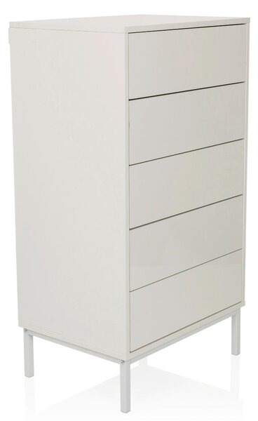 KOMODA, biela, 55/100/40 cm MID.YOU - Komody, Online Only