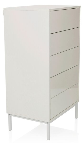 KOMODA, biela, 55/100/40 cm MID.YOU - Komody, Online Only