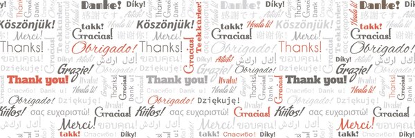 DIMEX | Dibond doska za kuchynskú linku | DBW-18060-094 Nápisy ďakujem | 180 x 60 cm