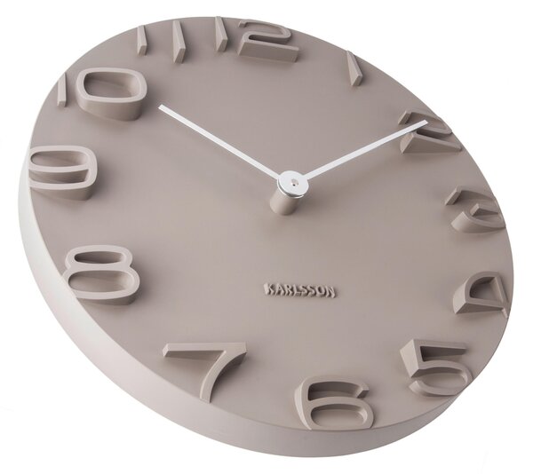 NÁSTENNÉ HODINY sivá 42/42/5 cm Karlsson - Hodiny, Online Only