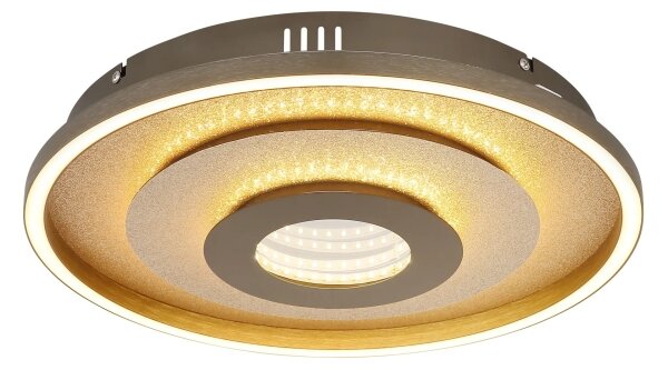 Globo 67824-30G - LED stropné svietidlo MILES, 30 W / 230 V, 3000/4000/6000 K, priemer 40 cm
