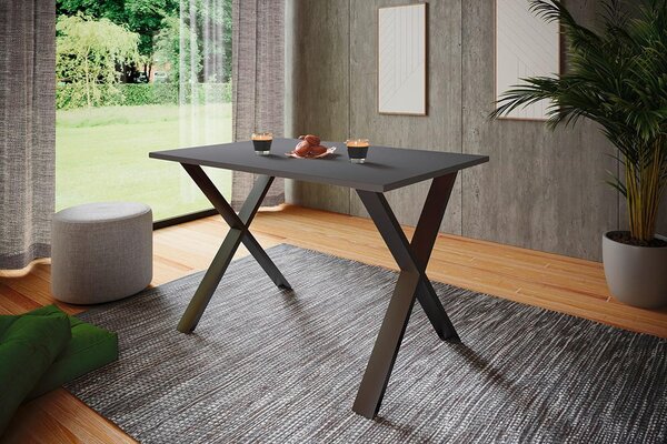 PÍSACÍ STÔL, antracitová, čierna, 160/80/76 cm MID.YOU - Online Only kancelárie, Online Only