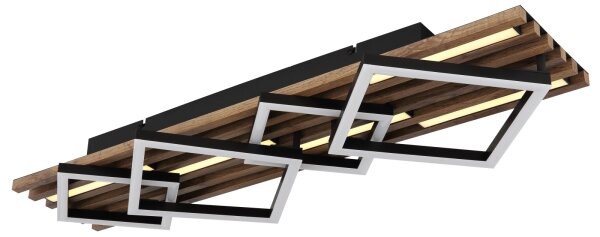 Globo 67344D3 - LED stropné svietidlo OBRIEN LED/30W/230V + LED/12W 3000K 31x82cm
