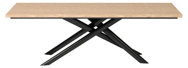 JEDÁLENSKÝ STÔL, buk, divoký dub, čierna, farba duba, 240/100/75 cm Joop! - Stoly
